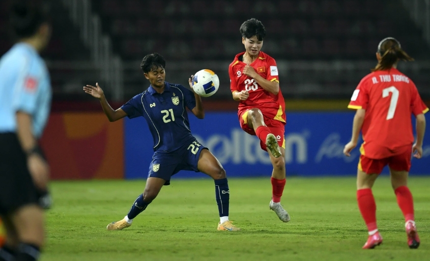 Vietnam suffer 1-4 defeat to Thailand at AFC U20 Women’s Asian Cup